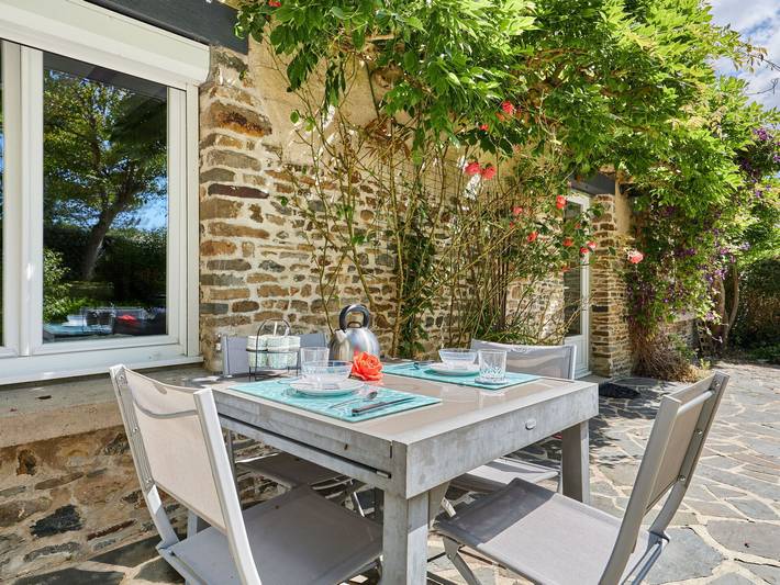 Maison de vacances pour 4 personnes, avec Jacuzzi ainsi que Terrasse et Jardin