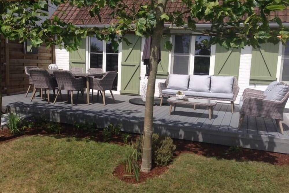 Ferienhaus Windekind mit Blick auf die Felder in Adinkerke, De Panne