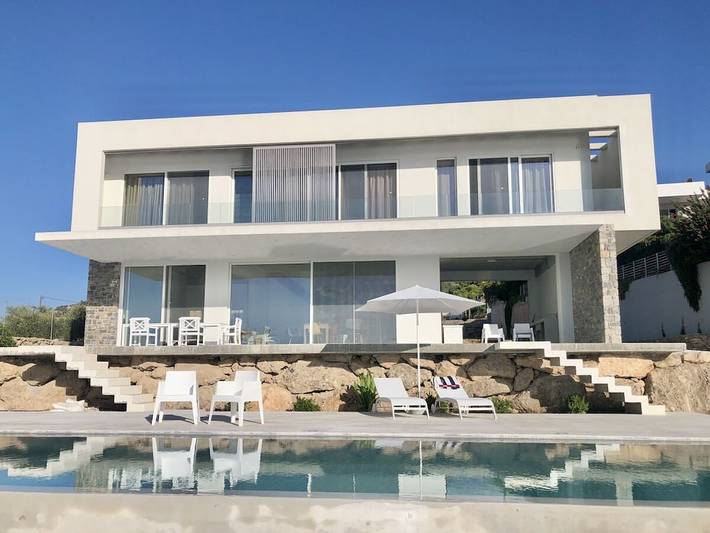 Strandhaus für 10 Personen, mit Terrasse und Pool sowie Garten auf Kreta