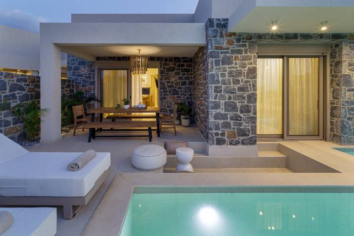 Location de vacances pour 4 personnes, avec jardin et terrasse dans Malia - 2