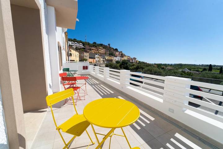 B&b per 2 persone, con terrazza e panorama in Posada