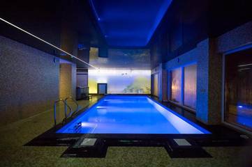 Ferienanlage für 2 Personen, mit Pool und Sauna sowie Garten und Ausblick, mit Haustier in Polen