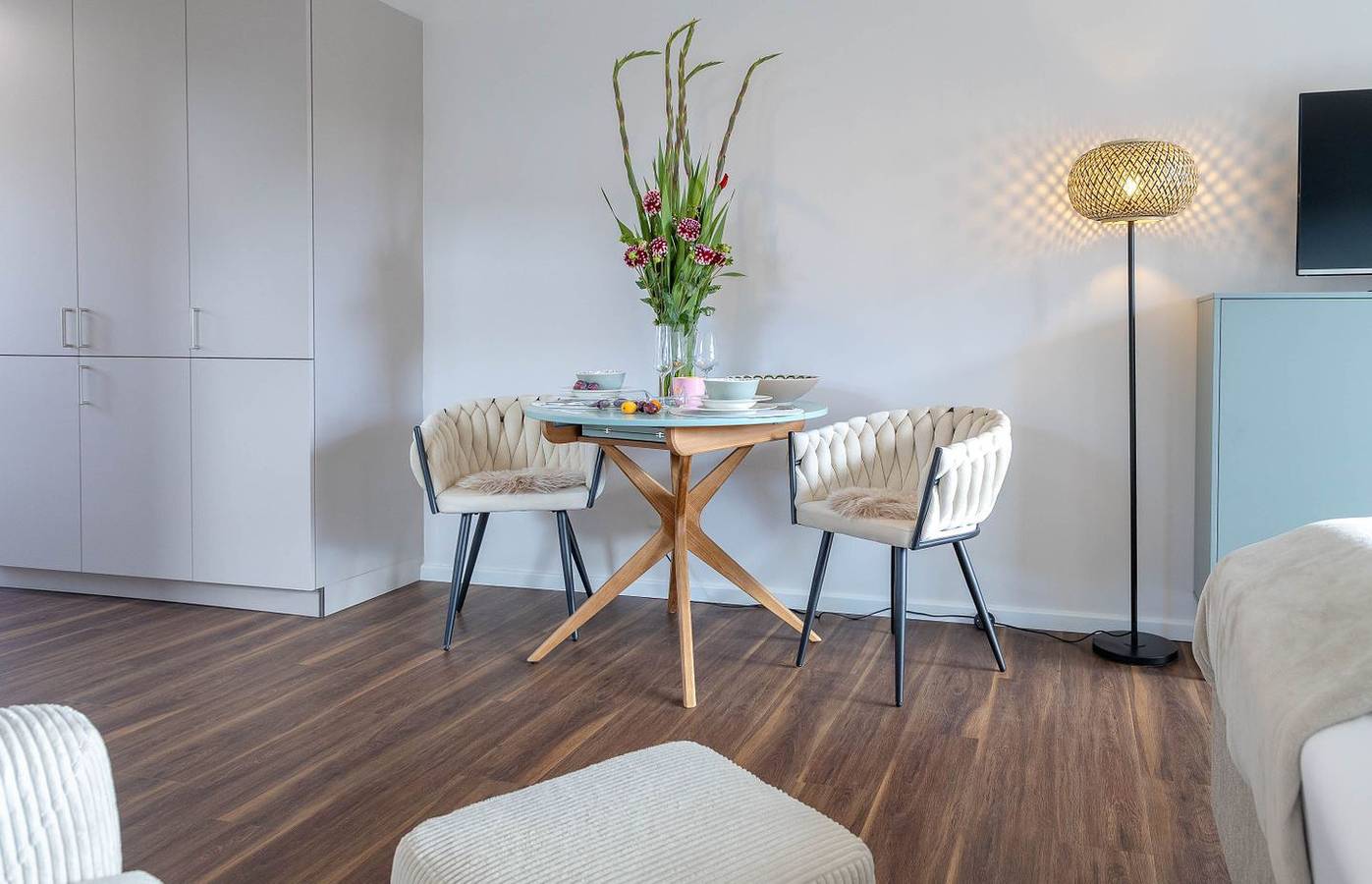 Ganze Wohnung, Moderne 1 Raumeckwohnung am Strand mit Balkon und Stellplatz in Westerland, Sylt (Gemeinde)