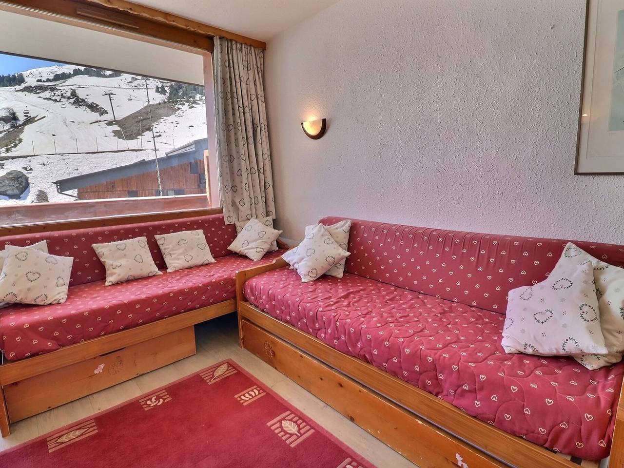 Ganze Wohnung, 2-Zimmer Ski-in Unterkunft, Für 5 Personen in Méribel-Mottaret, Les Allues