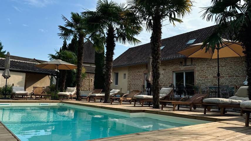 Gîte pour 2 personnes, avec piscine et jacuzzi ainsi que sauna et jardin dans Ratenelle - 3