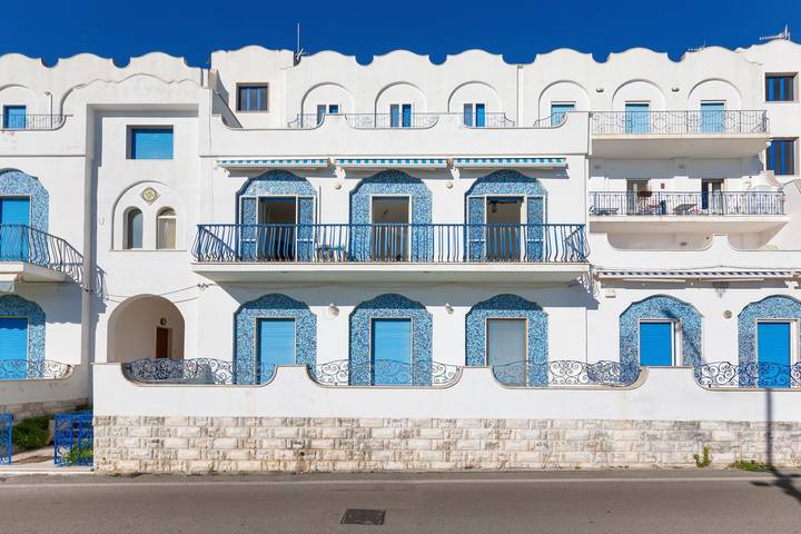 Appartement entier, Appartement de vacances pour 5 personnes avec balcon in Santa Cesarea Terme, Salento