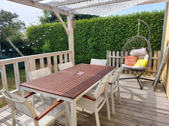 Gîte pour 6 personnes, avec piscine ainsi que terrasse et jardin à Louannec - 3