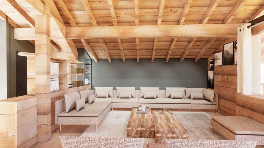 Chalet pour 16 personnes, avec terrasse et sauna - 1
