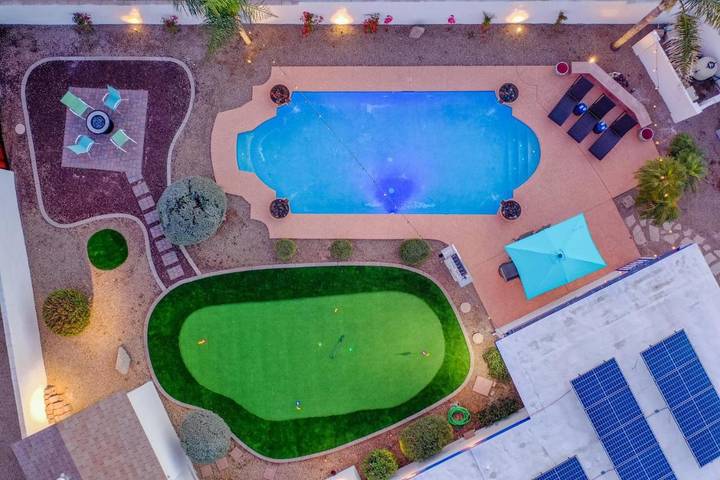 Villa für 8 Personen, mit Pool und Garten in Phoenix