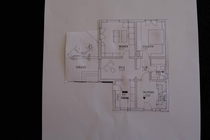 Ferienwohnung für 4 Personen, mit Terrasse und Garten, kinderfreundlich - 1