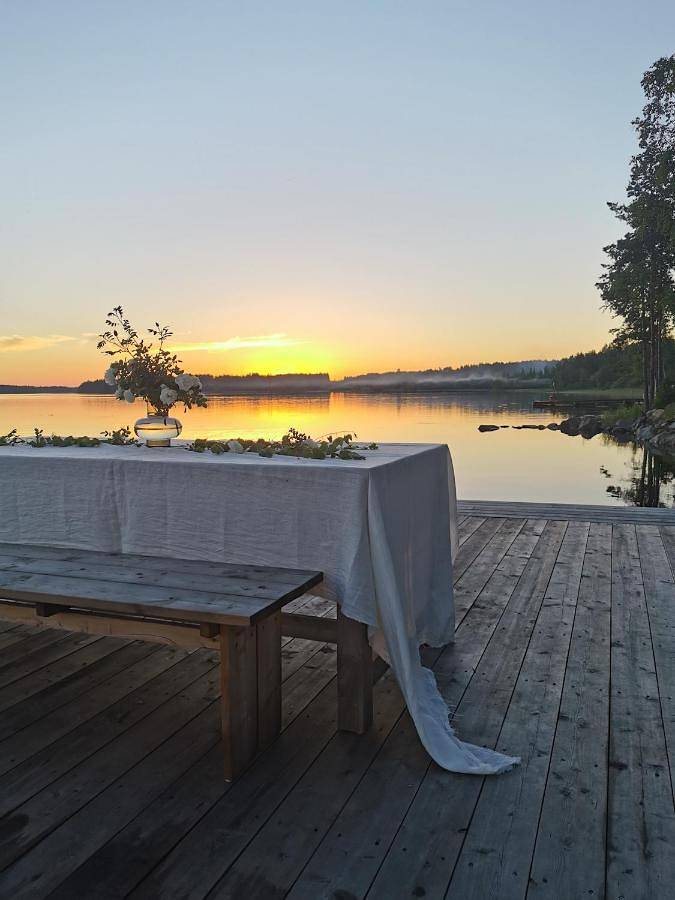 Ferienhaus für 8 Personen, mit Terrasse und Garten sowie Sauna und Ausblick