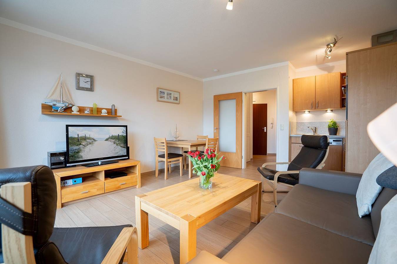 Ganze Wohnung, Ferienwohnung "Ostseeperle" bis 3 Personen (Nichtraucher) in Niendorf, Timmendorfer Strand