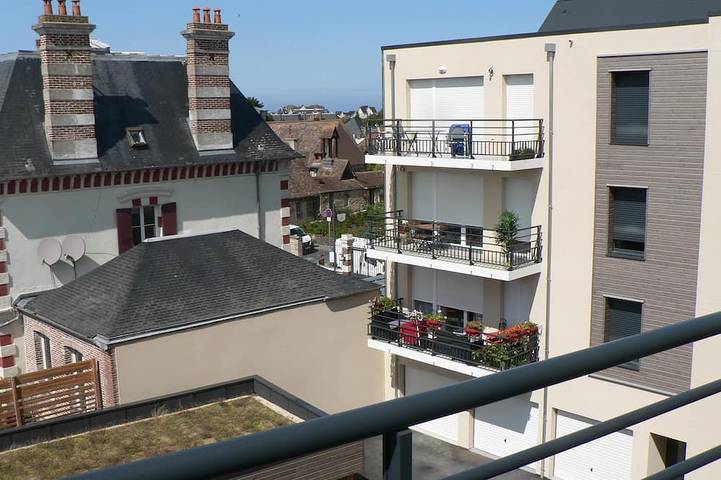 Appartement de vacances pour 4 personnes, avec balcon à Dives-sur-Mer