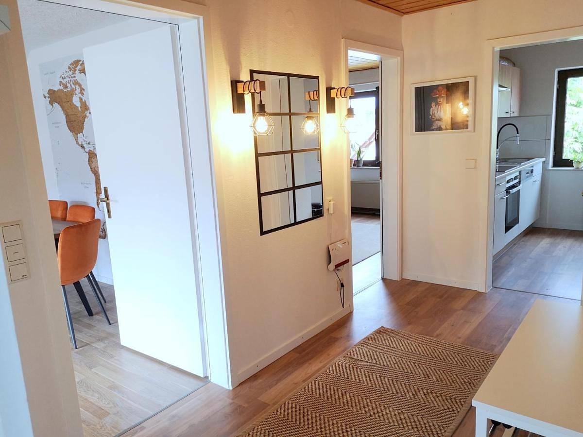 Ganze Wohnung, Family-Apartment mit Balkon, Küche, Parkplatz & Waschmaschine in Offenburg, Mittlerer Schwarzwald