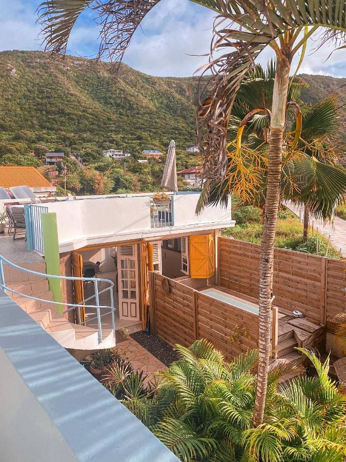 Hôtel pour 2 personnes, avec vue ainsi que piscine et jardin à La Désirade (île)