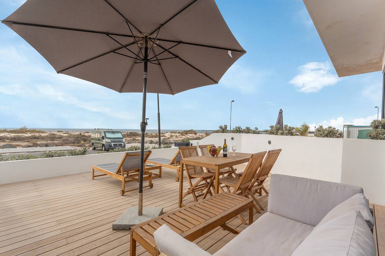 Ganze Wohnung, Ferienwohnung 'Maar Suites Cotillo 2 – Direkt am Meer' mit Meerblick, privater Terrasse und Wlan in El Cotillo, La Oliva