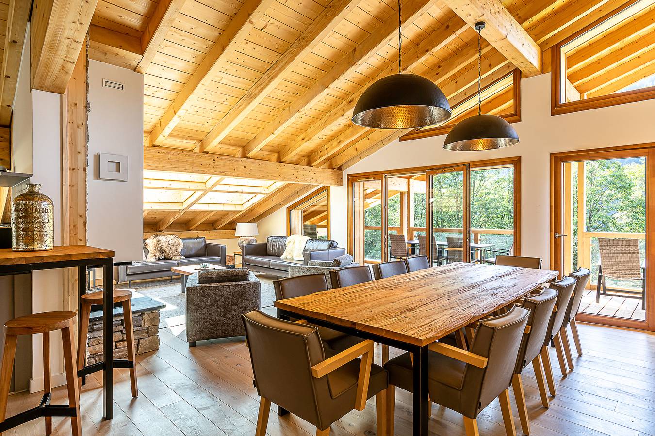 Alpchalets Portes du Soleil — Penthouse 8p. sauna in Abondance, Les Portes du Soleil