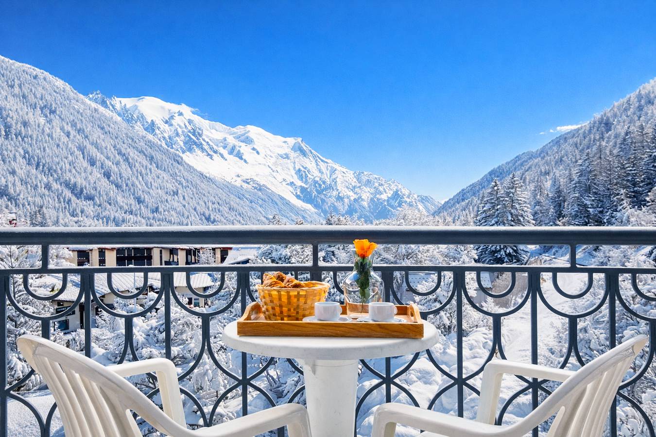 Hel lägenhet, Mont blanc view with private sauna in Argentière, Chamonix-Mont-Blanc
