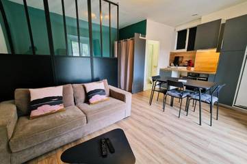 Gîte pour 2 personnes, avec terrasse, animaux acceptés à Meylan