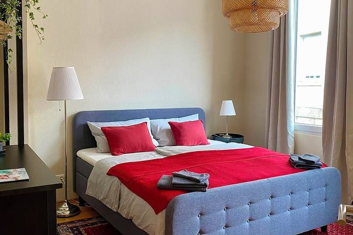 Ganze Wohnung, Charmante Altstadt-Wohnung Wiesbaden, 2 Schlafzimmer, Parkhaus 150 m entfernt in Wiesbaden, Südhessen