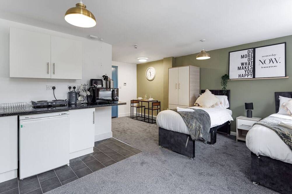 Entire apartment, Studio 3 • City Centre • Fast Wifi • Smart Tv in Middlesbrough, North East England