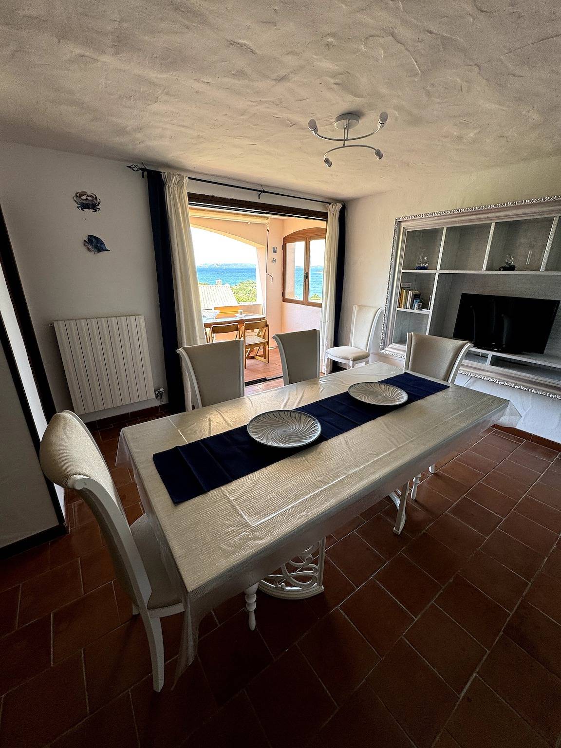 Ferienhaus 'Vista Sul Blu - Costa Smeralda' mit Meerblick, Gemeinschaftspool und Wlan in Baja Sardinia, Arzachena