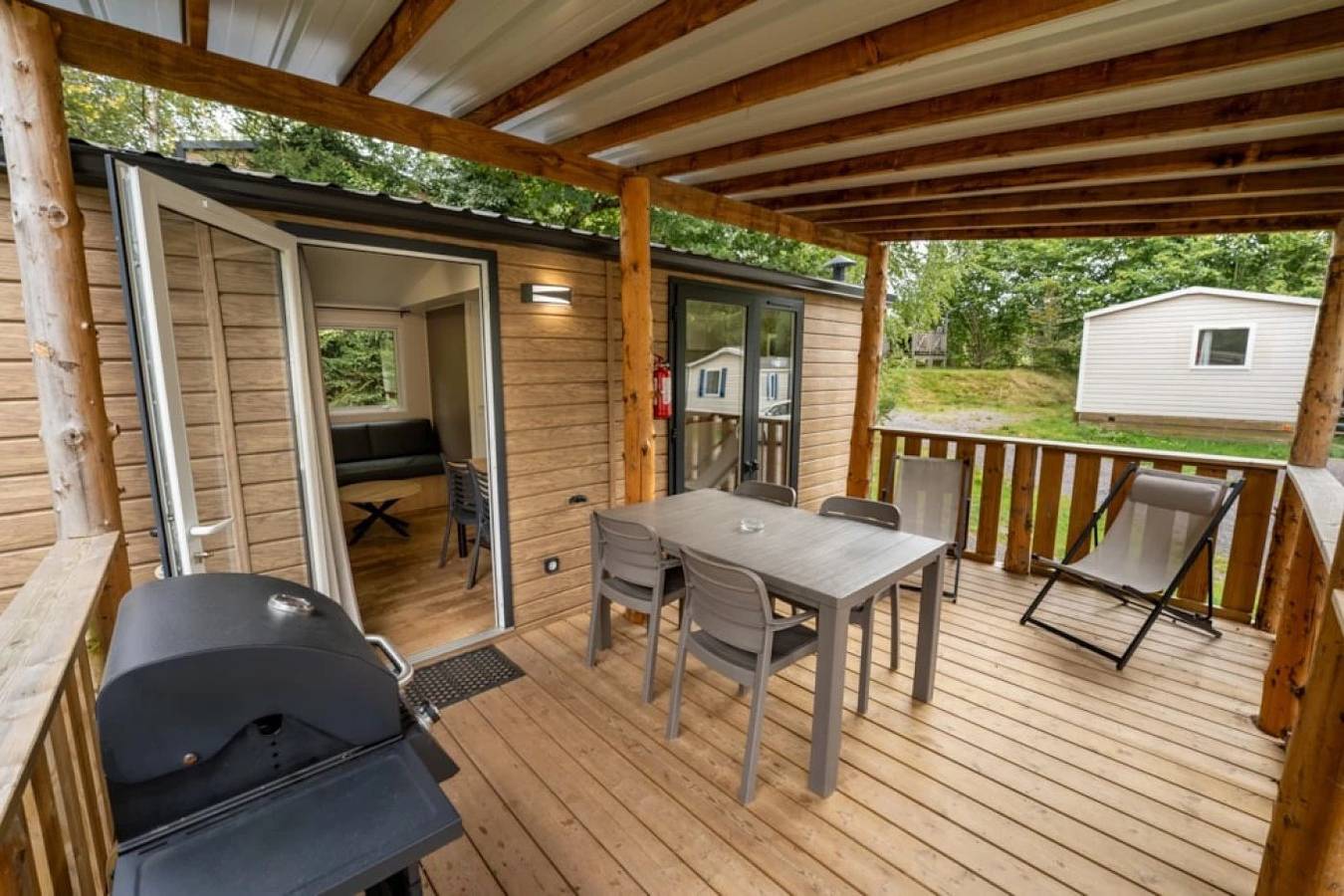 Zecamping 4 étoiles animé piscine couverte mobil-home Tv 29m2 in Granges-Aumontzey, Parc naturel régional des Ballons des Vosges