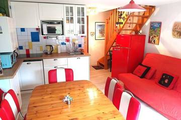 Gîte pour 6 personnes, avec balcon à Le Biot