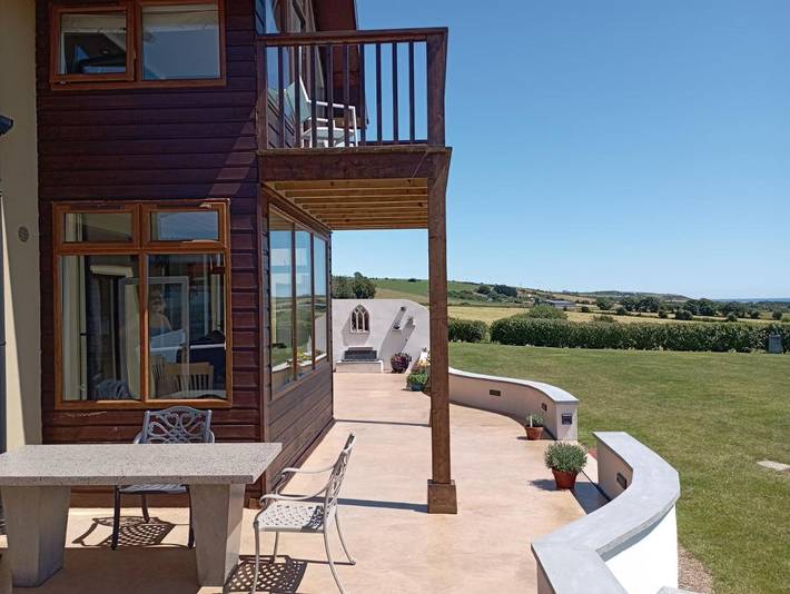 BnB für 2 Personen, mit Terrasse und Ausblick sowie Garten in Irland