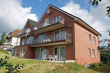 Ferienwohnung für 4 Personen, mit Balkon auf Borkum