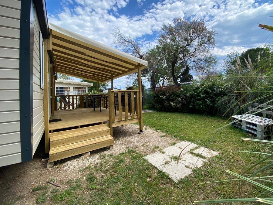 Camping de l'Arnel - Mobilhome 4 personas - Nido N°85 - 2 hab. in Villeneuve-lès-Maguelone, Côte d'Améthyste