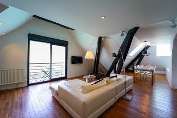 Cottage pour 5 personnes, avec balcon et vue sur le lac à Duingt