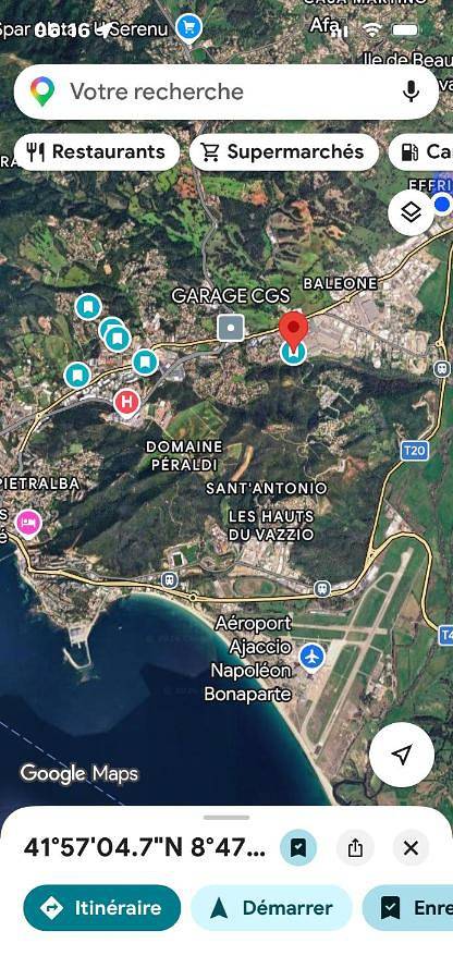 Appartement entier, Proche Ajaccio, F2 avec terrasse et garage, 4 personnes, animaux admis in Sarrola-Carcopino, Région d'Ajaccio
