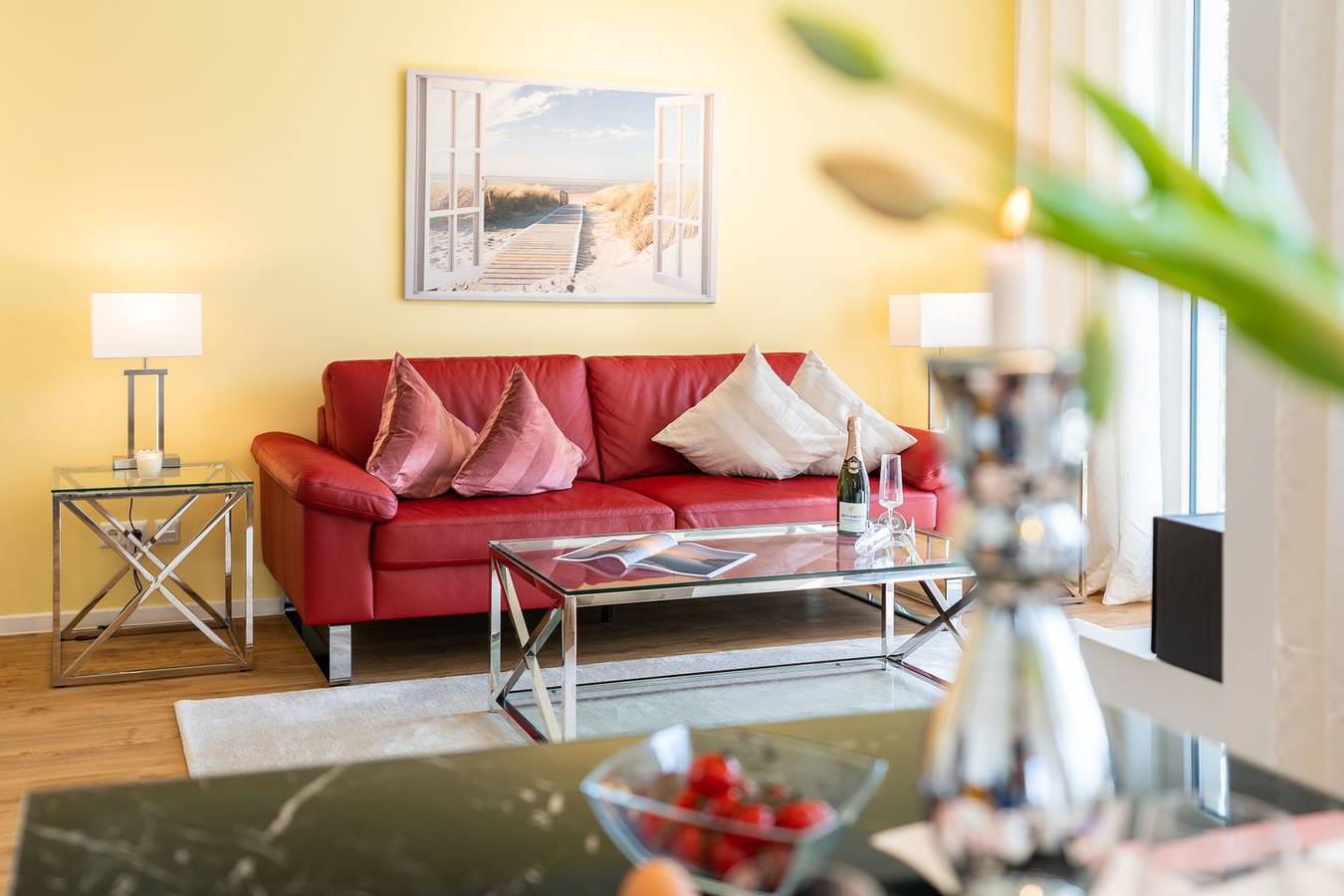 Appartement entier, Apartment "Wikinger Exklusiv" mit Haffblick, Kamin und Ermäßigung auf Golfplatz in Zirchow, Usedom