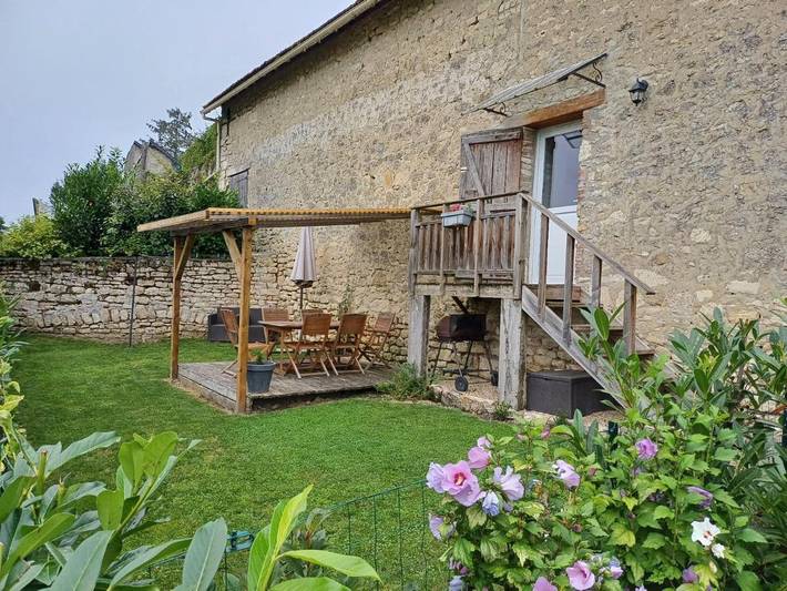 Maison de vacances pour 4 personnes, avec jardin et vue, animaux acceptés