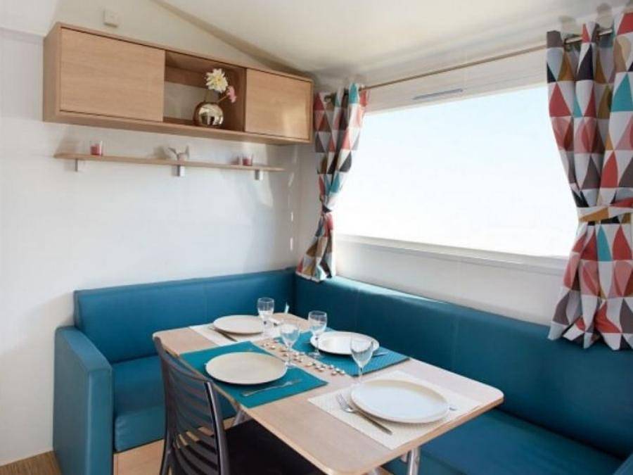 Camping La Riviera - Mobilheim 4 personen - Mobilheim Cocoon 4 Personen 2 Zimmer 23m² in Saint-Michel-Chef-Chef, Côte de Jade