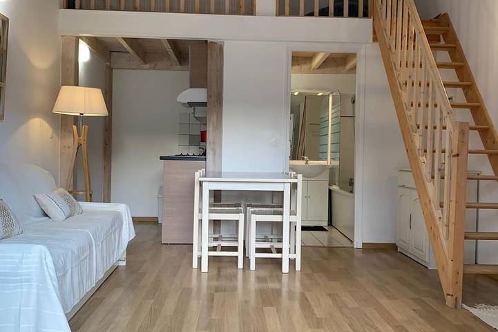 Appartement de vacances pour 4 personnes, avec jardin