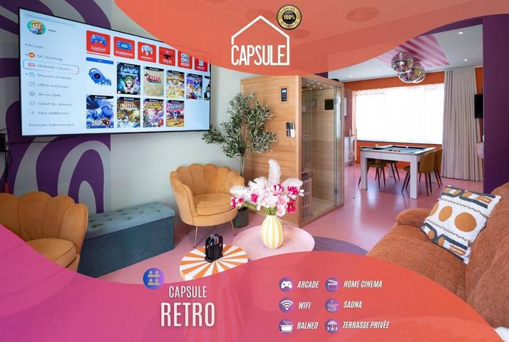 Appartement de vacances pour 4 personnes, avec sauna ainsi que jacuzzi et terrasse