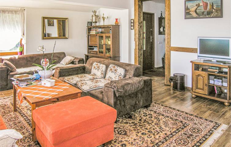 Ferienhaus für 5 Personen mit Terrasse in Powiat Olsztyński