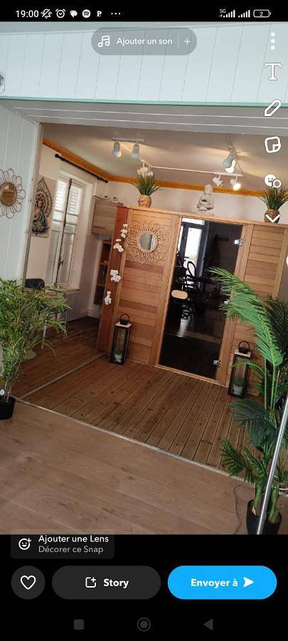 Appartement de vacances pour 2 personnes, avec terrasse ainsi que vue et sauna