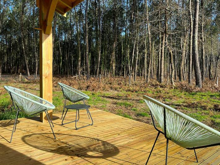 Location de vacances pour 7 personnes, avec terrasse et jardin, adapté aux familles à Saint-Paul-en-Born - 3