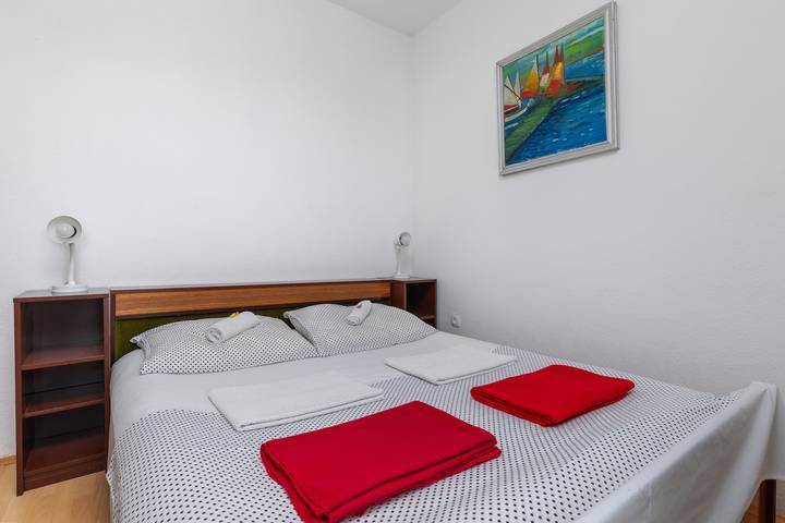 Pokój dla 4 osób, z balkon/ taras w Podgora