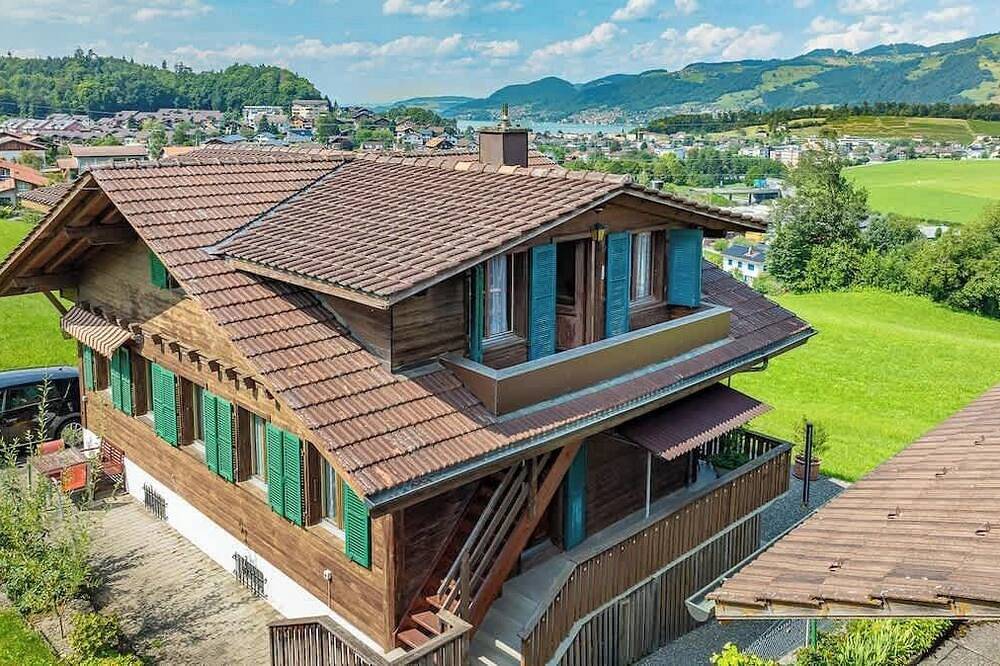 Ganze Wohnung, Chalet in der Natur | Küche | Parkplatz | Wlan in Spiez, Thunersee