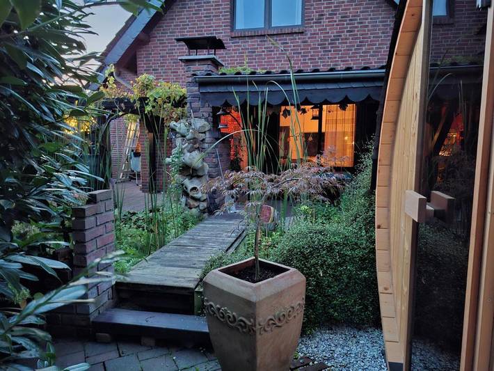 Ferienwohnung für 3 Personen, mit Terrasse und Garten sowie Sauna in Rhede