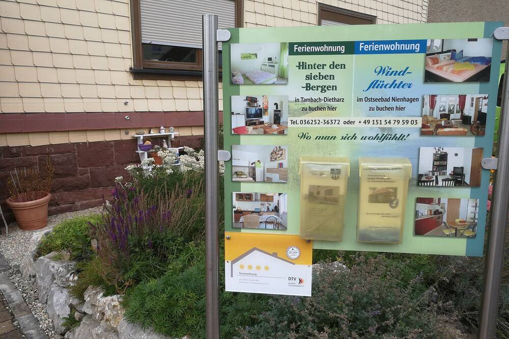 Ganze Wohnung, Willkommen in der Ferienwohnung „Hinter den sieben Bergen“ in Tambach-Dietharz. in Tambach-Dietharz, Rennsteig