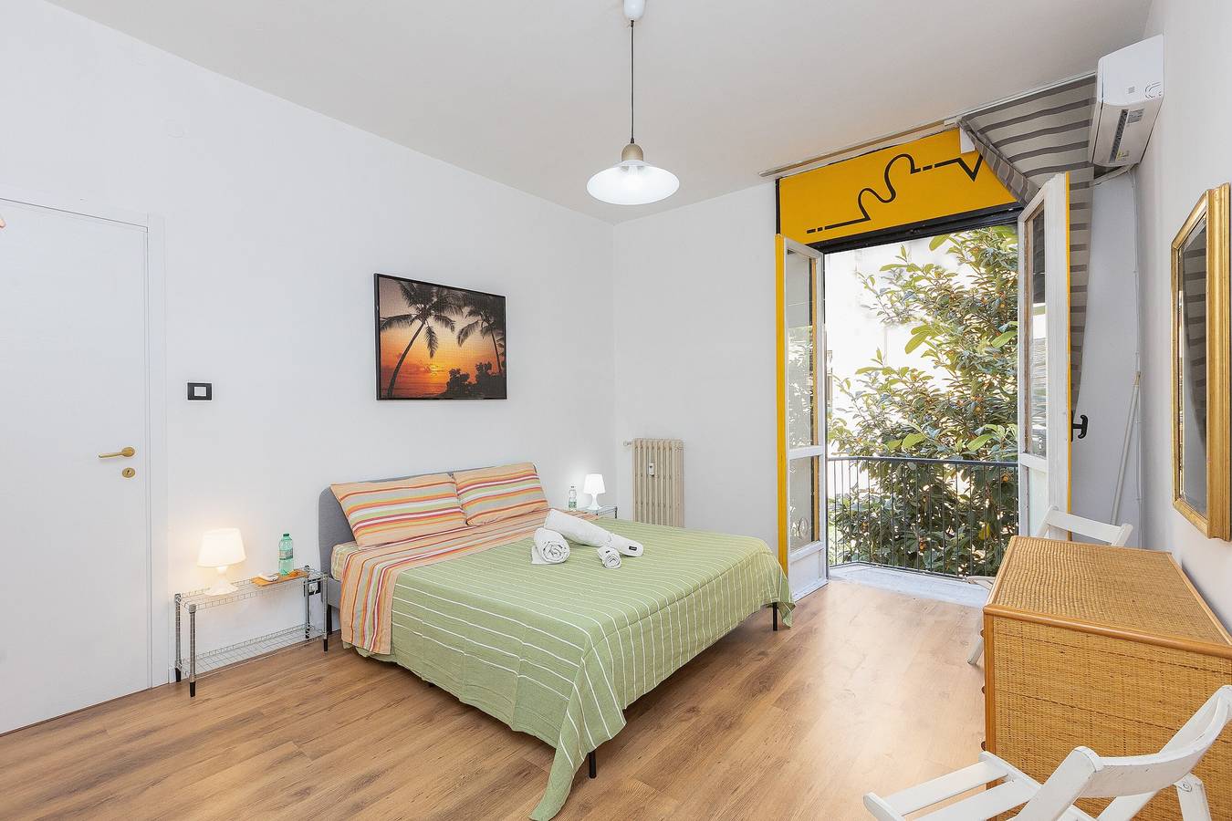 Apartamento entero, Apartamento vacacional "La Casa Di Rob E Cris" con 2 balcones y Wi-Fi in Roma, Provincia de Roma