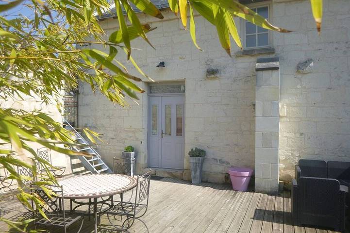 Gîte pour 5 personnes, avec sauna ainsi que piscine et jardin