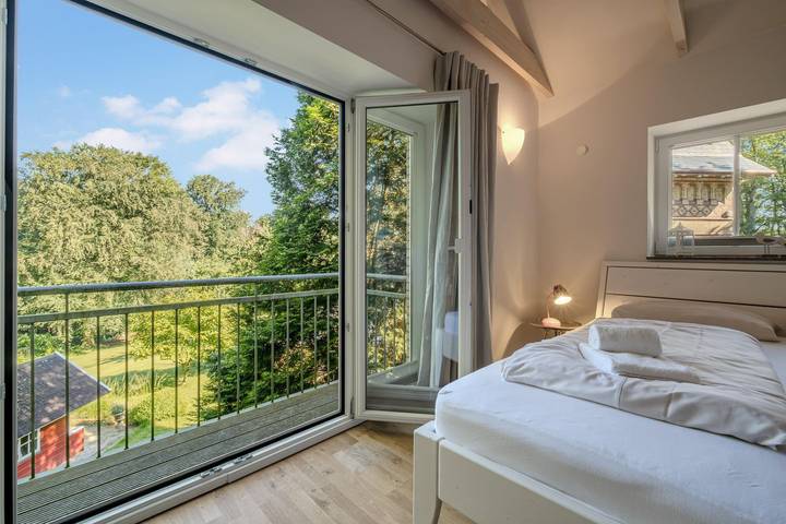 Ferienwohnung für 4 Personen, mit Balkon und Garten sowie Seeblick und Ausblick in Märchenweihnacht auf Schloss Glücksburg - 4