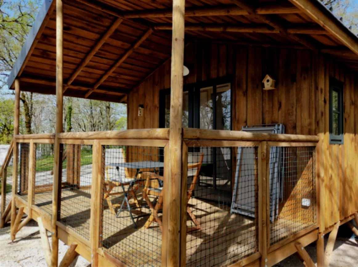 Cabane 3 étoiles - Piscine - efchca in Saint-Cirq-Lapopie, Causses du Quercy Regional Nature Park