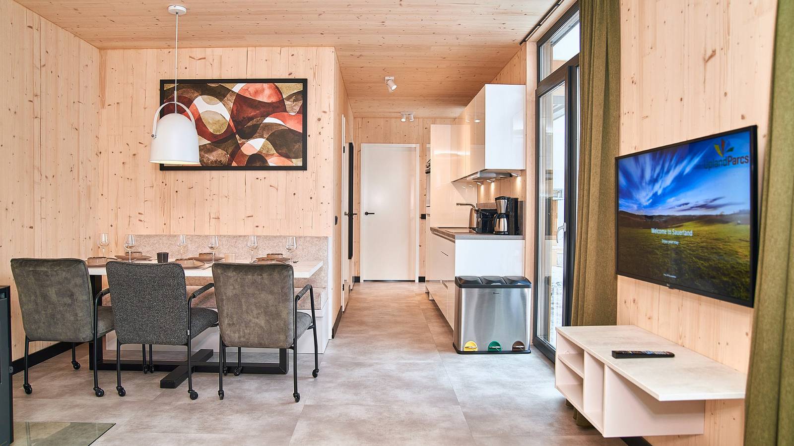 Uplandparcs Sauerland — 4+2p Cottage met Buitensauna in Winterberg, die Mittelgebirge